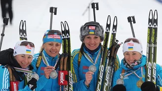 MŚ w biathlonie: Ukrainki muszą zwrócić srebrny medal