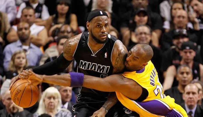 NBA: James przyćmił Bryanta, Heat lepsi od Lakers