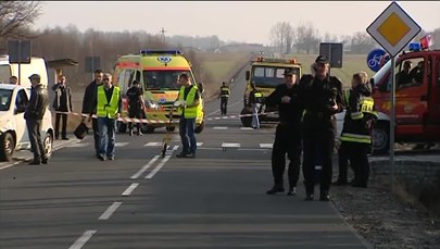 Wypadek busa w Kromolinie Starym: 19 osób w szpitalach