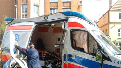 Wypadek karetki pogotowia w Szczecinie