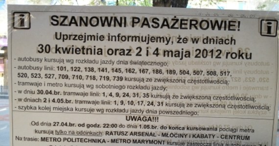 Na długi weekend drogowcy zaplanowali w stolicy tak dużo remontów, że są problemy z przedostaniem się na prawą stronę Wisły. Kilkadziesiąt linii autobusowych i tramwajowych korzysta z objazdów, a mieszkańcy stolicy dwoją się i troją, żeby dotrzeć w wyznaczone miejsce.