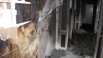 Mieszkanie w podpalonym "polskim bloku" w Holandii