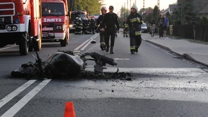 Wypadek dwóch motocykli w Opolskiem. Jedna osoba nie żyje 