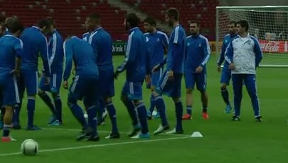Reprezentacja Grecji trenowała na Stadionie Narodowym