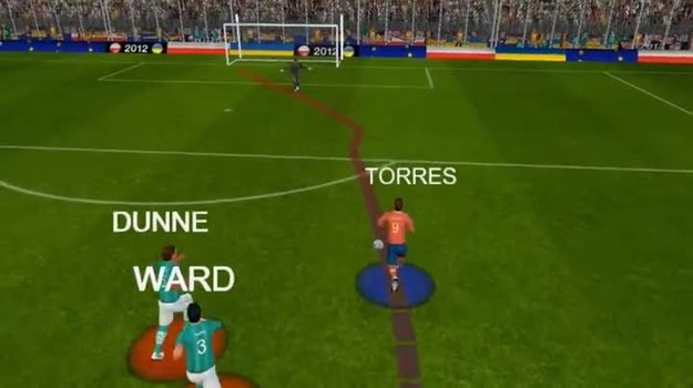 W 71. minucie meczu Fernando Torres strzelił swoją drugą bramkę na Euro 2012, podwyższając prowadzenie Hiszpanów na 3:0. Torres wykorzystał podanie Davida Silvy.