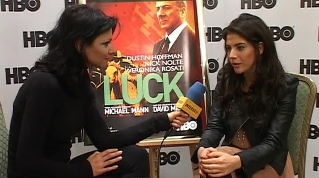 Moim marzeniem jest, bym co jakiś czas mogła brać udział w takich projektach, jak serial "Luck" - mówi aktorka.