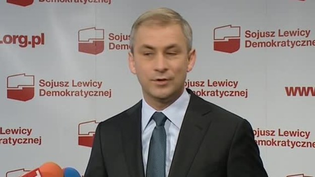 Grzegorz Napieralski oświadczył, że nie będzie walczył o przywództwo w SLD.