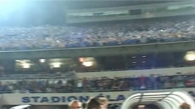 Finałowy mecz Remes Pucharu Polski na Stadionie Narodowym w Chorzowie obejrzało 25. tysięcy kibiców. Fani Ruchu i "Kolejorza" postarali się o efektowne oprawy i atmosferę. Podczas meczu odpalono kilkadziesiąt rac świetlnych.