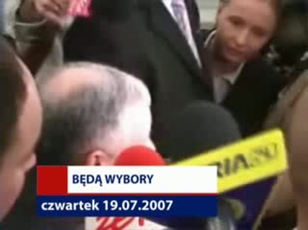 Jarosław Kaczyński zapowiada wybory* Eksplozja na Manhattanie* Koniec koszmaru bułgarskich pielęgniarek* Nie udało się utrzymać sekretu Harry'ego Pottera.