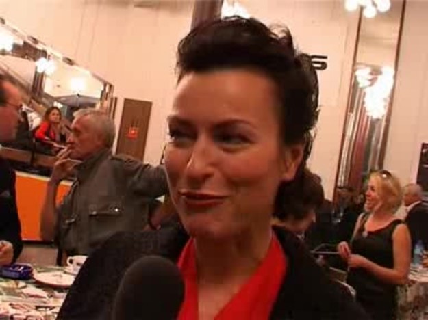 Danuta Stenka trzymała kciuki za sukces filmu "Sztuczki" Andrzeja Jakimowskiego.