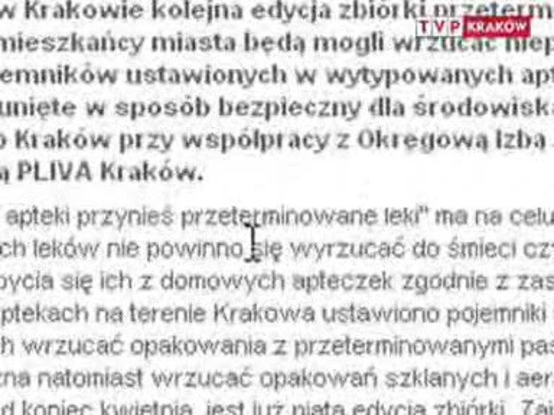 TVP 3: Zużyte leki z powrotem do apteki - tak brzmi teoria. Podglądacze postanowili sprawdzić,  jak to stwierdzenie ma się do rzeczywistości.