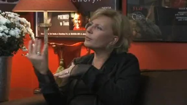 Krystyna Janda opowiada o swoim najnowszym filmie "Tatarak", wyreżyserowanym przez Andrzeja Wajdę.