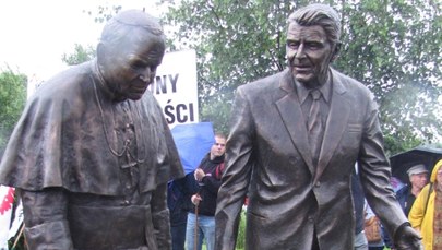 Gdańsk: Jan Paweł II i Ronald Reagan mają wspólny pomnik
