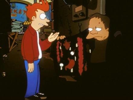 Zdjęcie ilustracyjne Futurama odcinek 4 "Fry and the Slurm Factory"