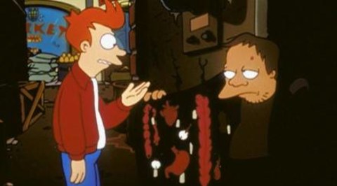Zdjęcie ilustracyjne Futurama odcinek 4 "Fry and the Slurm Factory"