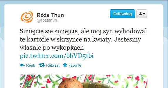 Z Twittera Róży Thun