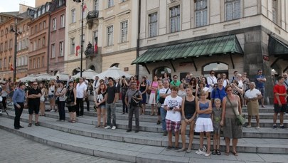 Minuta ciszy w Warszawie ku czci powstańcom