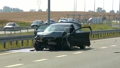 Tragiczny wypadek na A1. Kierowca zginął na miejscu