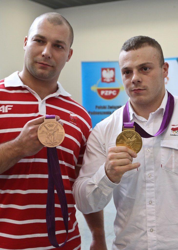 Medaliści Igrzysk Bartłomiej Bonk i Adrian Zieliński / PAP/EPA