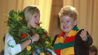 Meilutyte z honorami powitana na Litwie
