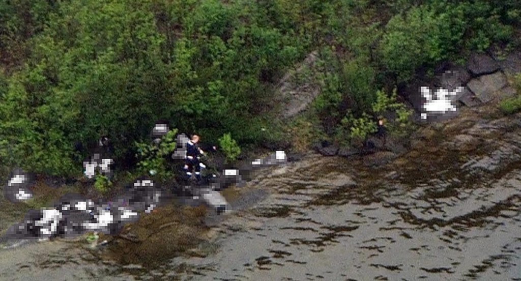 Wyspa Utoya, miejsce zastrzelenia 69 osób przez Breivika / PAP/EPA.