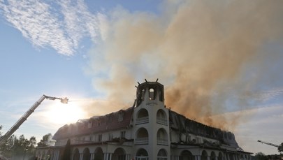 Pożar hotelu w Nadarzynie