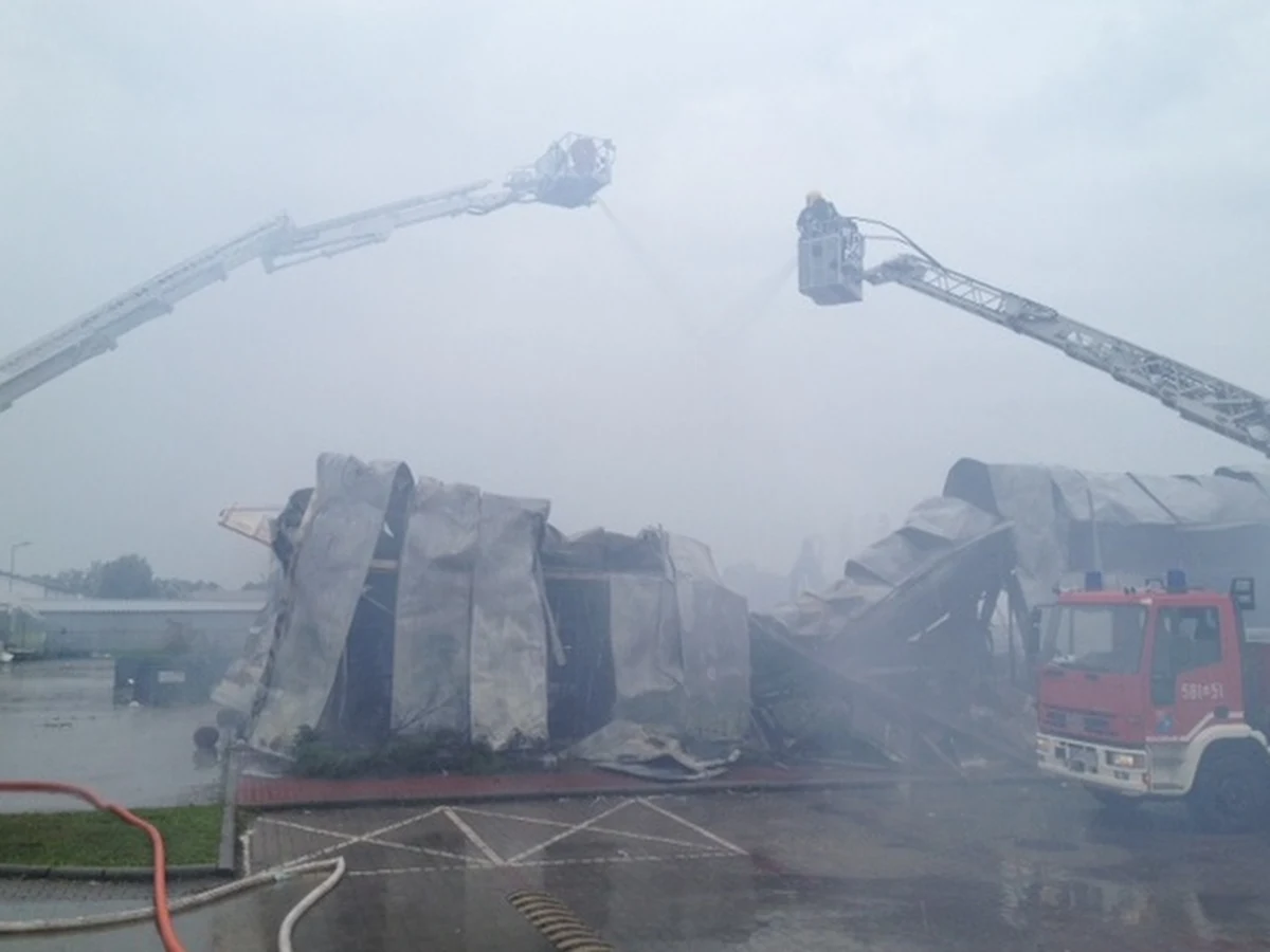 Policyjni śledczy i biegli z zakresu pożarnictwa rozpoczną w poniedziałek prace na zgliszczach hali magazynowej, która spłonęła w Wólce Kosowskiej koło Warszawy. Na razie brane pod uwagę są wszystkie hipotezy dotyczące przyczyn pożaru - także podpalenie.