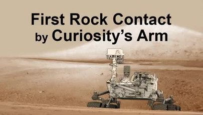 Curiosity Marsie zbadał pierwszy kamień 