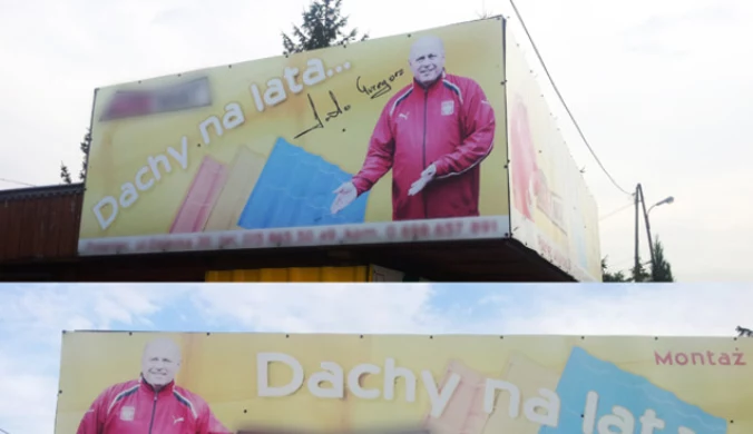 Co za ironia losu. Grzegorz Lato reklamuje dachy