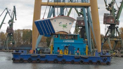 Skomplikowany rozładunek w Gdańsku. TBM wydrąży tunel pod Wisłą