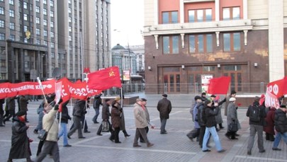 Komuniści świętowali w Moskwie 95. rocznicę rewolucji bolszewickiej