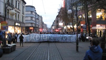 Kibice walczą o stadion. Fani Ruchu przeszli ulicami Chorzowa