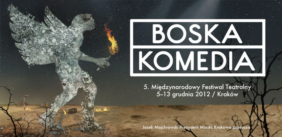 Dziewięć dni, jak dziewięć kręgów dantejskich, wielkiego święta sceny. W Krakowie 5 grudnia ruszy 5. Międzynarodowy Festiwal Teatralny "Boska Komedia".  W programie znalazły się - konkurs przedstawień, showcase oraz przegląd prapremier i debiutów.