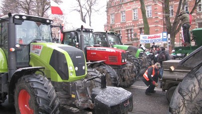 Protest rolników w Szczecinie. Centrum miasta zablokowane