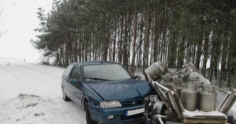 Kolizja na drodze  