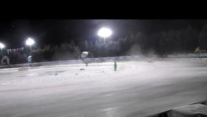 Tak żużlowcy walczą na lodzie w mistrzostwach w Sanoku