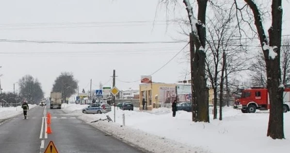 Miejsce potrącenia 67-letniej rowerzystki  