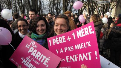 Francuzi protestują przeciwko małżeństwom homoseksualistów
