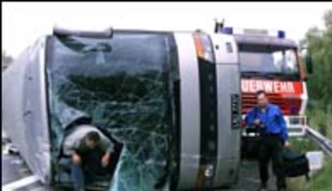 46 osób rannych w wypadku polskiego autobusu w Austrii