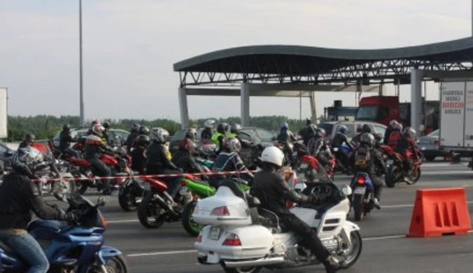 Protesty motocyklistów na płatnych autostradach