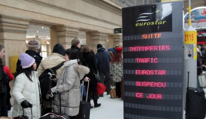 Eurostar zawiesił niedzielne połączenia pod La Manche