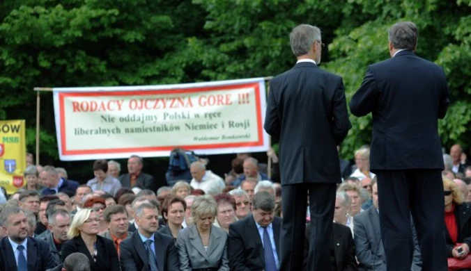 Komorowski w Licheniu. "Rodacy, ojczyzna gore!"