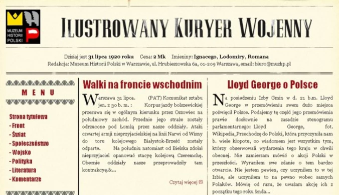 "Ilustrowany Kuryer Wojenny" o wojnie polsko-bolszewickiej