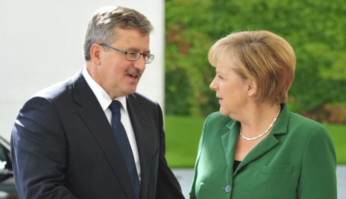 Komorowski i Merkel za rozwojem współpracy