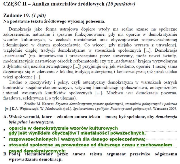 Społeczność Lokalna I Regionalna Sprawdzian Matura 2012: Arkusze i rozwiązania z wiedzy o społeczeństwie - poziom