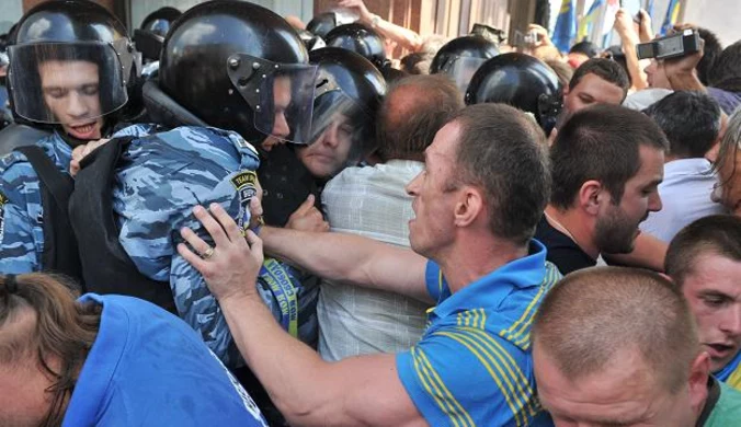Dramatyczne wydarzenia w Kijowie. Z powodu języka