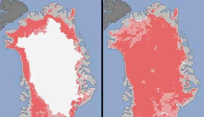 Naukowcy alarmują: Grenlandia topi się w zawrotnym tempie