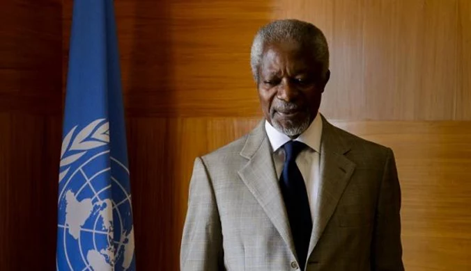 ONZ: Kofi Annan rezygnuje ze stanowiska wysłannika do Syrii