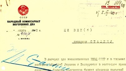 „Polaków rozstrzelano na rozkaz Stalina” - dokumenty ze strony Rosarchiwu