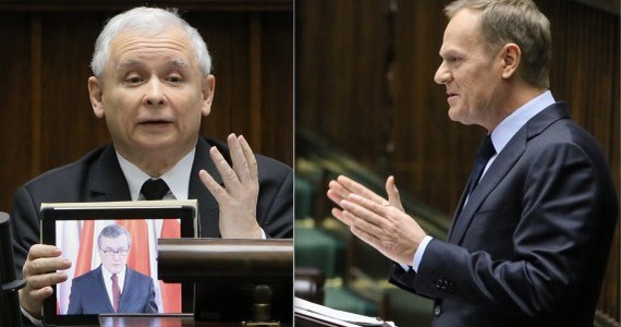 "Przez prawie rok Jarosław Kaczyński nie wystąpił w żadnej z sejmowych debat na ważne dla państwa tematy, dlatego trudno uwierzyć, że jego przemówienie jest wynikiem rzeczywistej troski o to, jak rozwiązywać problemy kraju" - powiedział premier w Sejmie. Donald Tusk skomentował w ten sposób, czwartkowe, trwające dwie godziny, przemówienie prezesa Prawa i Sprawiedliwości ws. konstruktywnego wotum nieufności dla rządu.